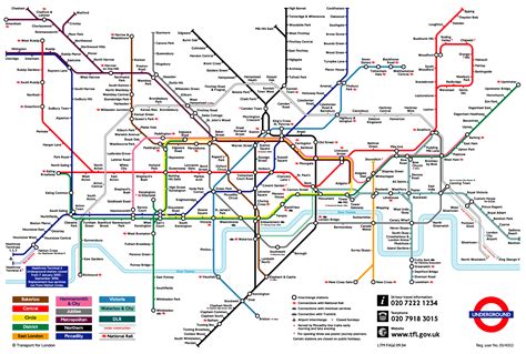 Piccadilly Line London Map