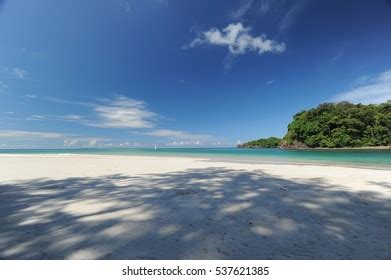 Tropical Beach Scene Micronesia Yap State Stock Photo 197757638 ...