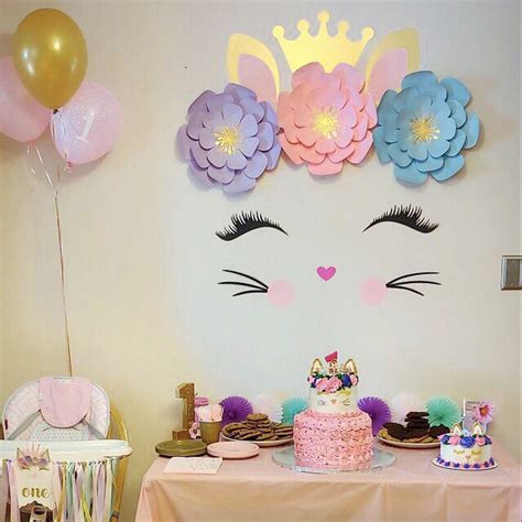 Cat Backdrop DIY Kitty Party Cat Party Kitty Decorations - Etsy | Cat ...