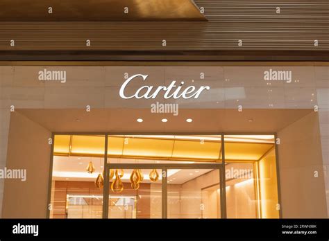 Bangkok, Thailand - September 2, 2023: exterior of Cartier store at ...