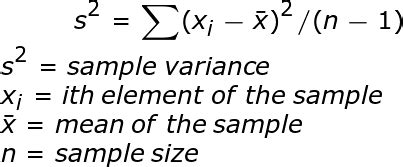 Sample Variance | Formula, Symbol & Examples | Study.com