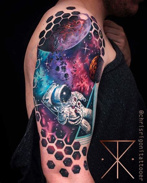 Pin by Erik on Tattoos | Galaxy tattoo sleeve, Planet tattoos ...