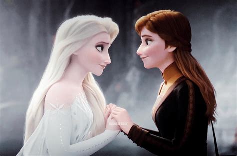 Elsa and Anna from Frozen 2 with more realistic, human like faces ...