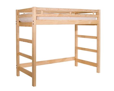 Liberty Twin Loft Bed - Simple, Solid-wood, Super Strong