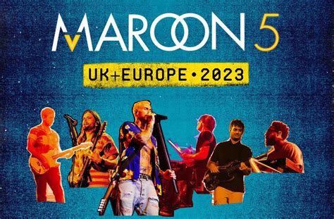 Maroon 5 en concert à Paris La Défense Arena en juin 2023 ...