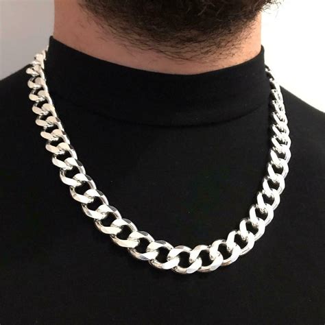 Men's Sterling Silver Cuban Link Chain