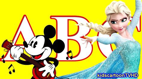 ABC SONG FOR CHILDREN Disney Frozen Music for Kids Baby Learning Songs ...