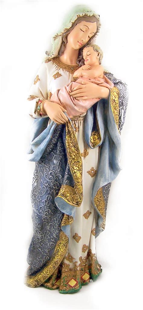 Buy Religious 23 Inch Blessed Virgin Mary Madonna and Infant Jesus ...