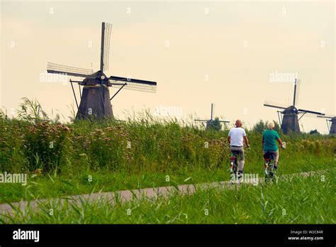 Netherlands, South Holland, Kinderdijk (UNESCO World Heritage Site ...