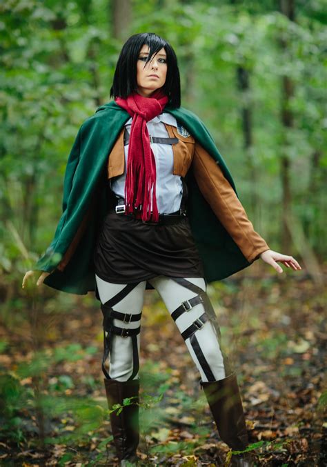 Deluxe Attack on Titan Mikasa Costume | Women's Cosplay Costume