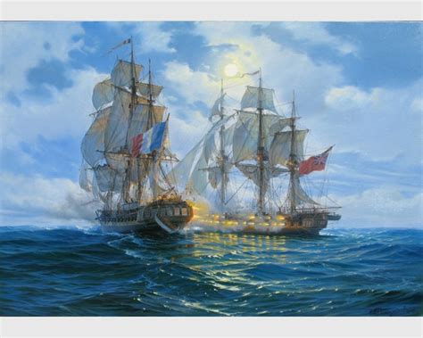 Night Sail Ship Oil Painting Original by Alexander Shenderov Night ...