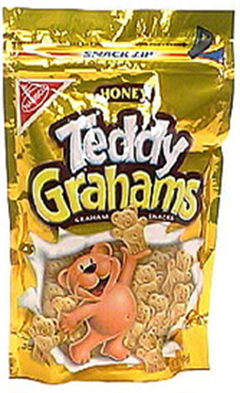 Teddy Grahams Graham Snacks Honey 7.0 oz Nutrition Information | ShopWell