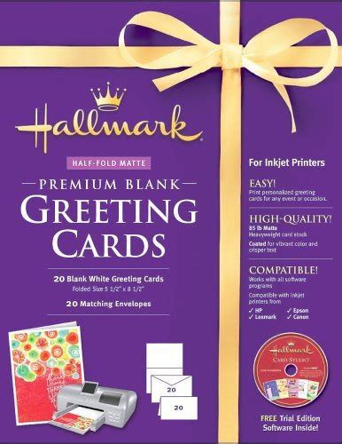 Live Life of Abundance: Hallmark Blank Greeting Cards Half-fold Matte ...