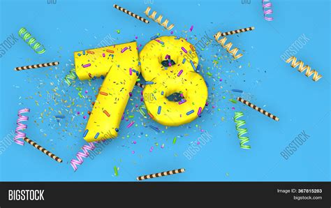 Number 78 Birthday, Image & Photo (Free Trial) | Bigstock