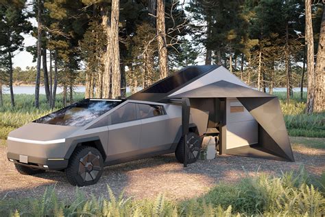 FORM Camper for Tesla Cybertruck Angles for the Future of Glamping