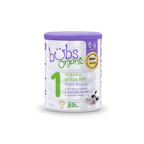 Bubs Formula Organic Grass Fed Infant 800G | Formula | Baby Bunting AU