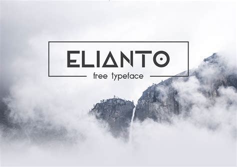 Elianto — Free Logo font, heading & title font