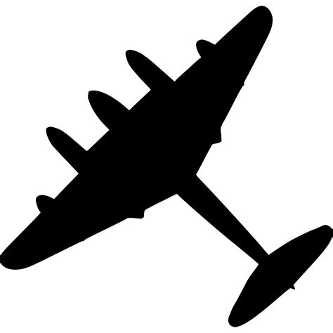 Planes Silhouette at GetDrawings | Free download