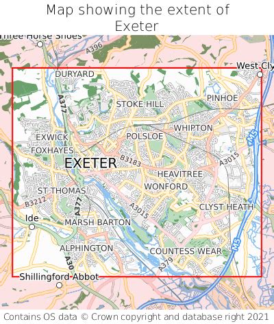 Where is Exeter? Exeter on a map