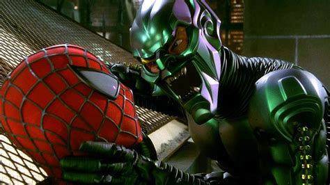 The Green Goblin Proposal - Rooftop Scene - Spider-Man (2002) Movie ...