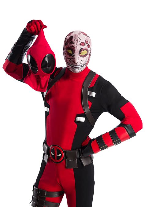 Premium Marvel Deadpool Plus Size Costume for Men