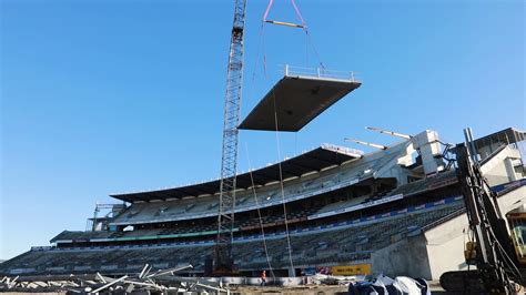 Lancaster Park Stadium demolition ramps up - YouTube