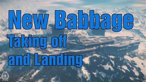 Star Citizen Tutorial: Taking off and Landing at New Babbage on ...