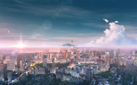 3840x2400 Tokyo Cityscape Anime 4k 4k HD 4k Wallpapers, Images ...