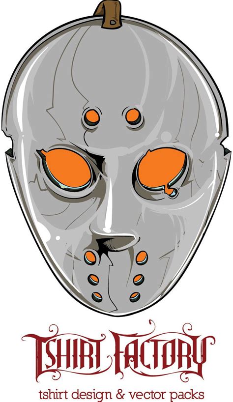 Hockey Mask design for shirt - Vector download