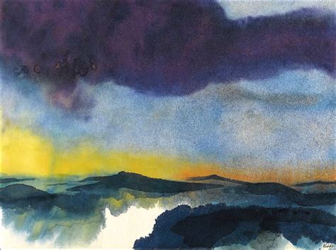 Emil Nolde (1867-1956) - Seelandschaft | Emil nolde, Landscape ...