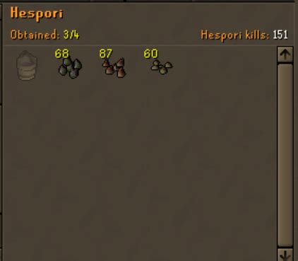 Loot from 6 months of Hespori : r/2007scape