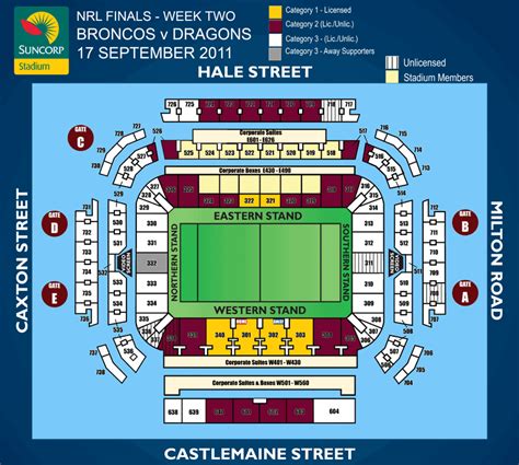 Suncorp Stadium Seating Layout Suncorp Stadium Broncos Seating Plan ...