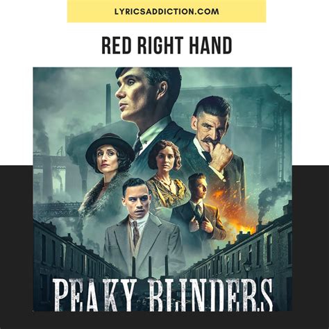 RED RIGHT HAND (PEAKY BLINDER’S THEME) SONG LYRICS | LYRICS ADDICTION