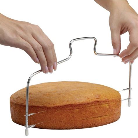 Kitchen cooking layer cake slicer tools adjustable stainless cake ...