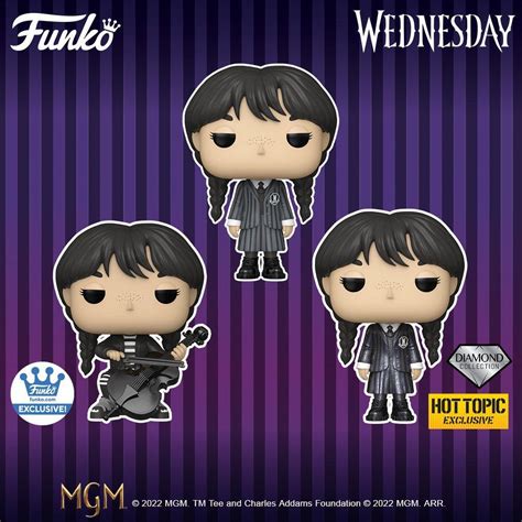 Netflix Wednesday With Cello Funko Pop Exclusive Launches at Funko Fair ...