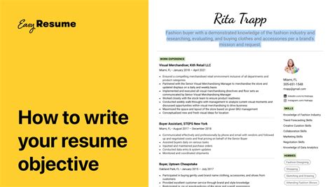 Perfect Resume Objective - RaySipple Blog