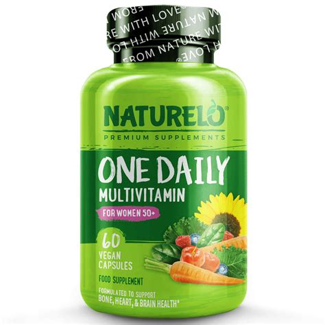 NATURELO One Daily Multivitamin for Women 50+ (Iron-Free) - with ...