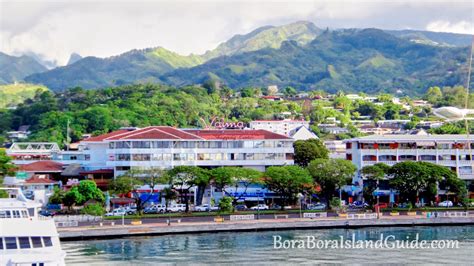 Visiting Papeete, on the main island of Tahiti