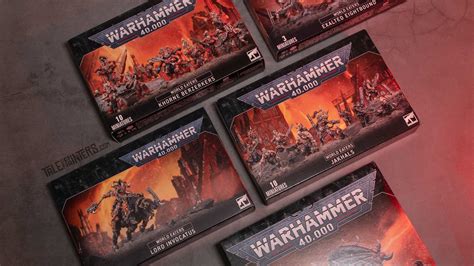 Review: World Eaters Khorne Berzerkers, Jakhals, and Lord Invocatus ...