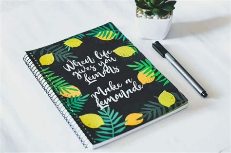 7 personalised notebook cover ideas - DoxZoo