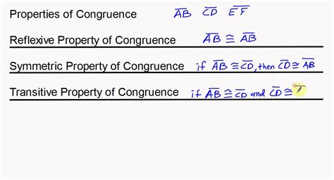 Properties of Congruence - YouTube