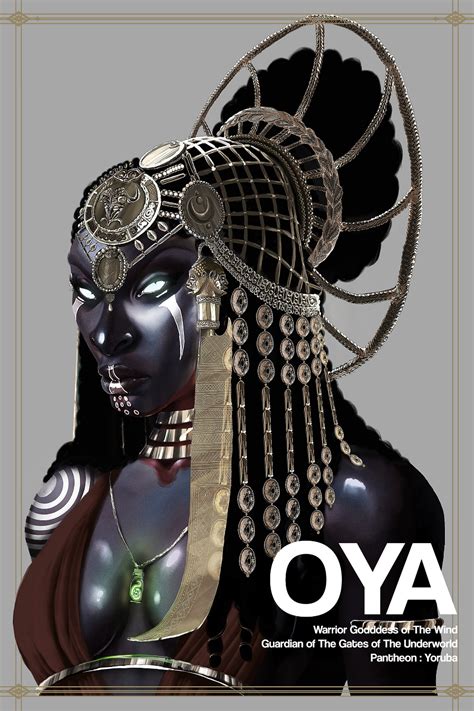 ArtStation - Oya Fierce Warrior Goddess of the Wind, Christopher Pompey ...