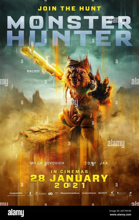 MONSTER HUNTER, Malaysian character poster in English, Palico, 2020 ...