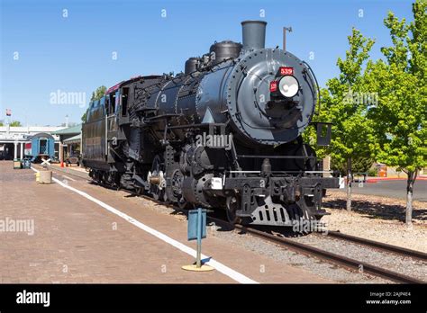 Williams, Arizona, USA- 01 June 2015: Historical locomotive used in the ...