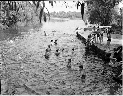 DUTCHTOWN SWIMMING HOLE POPULAR IN THE 1950s