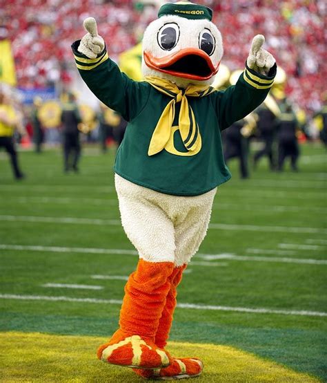 Celebrating the Oregon Ducks' Mascot - Part of the 2010 All-Mascot Team