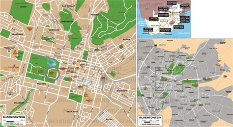 Bloemfontein Map