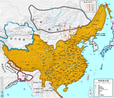 China History Maps - 1368-1644 Ming