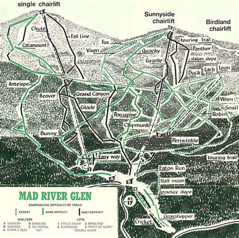 Mad River Glen Trail Map - Maping Resources