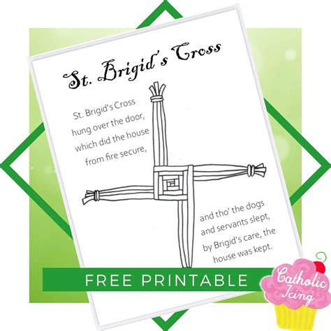 St. Brigid’s Cross Poem (Free Printable!)